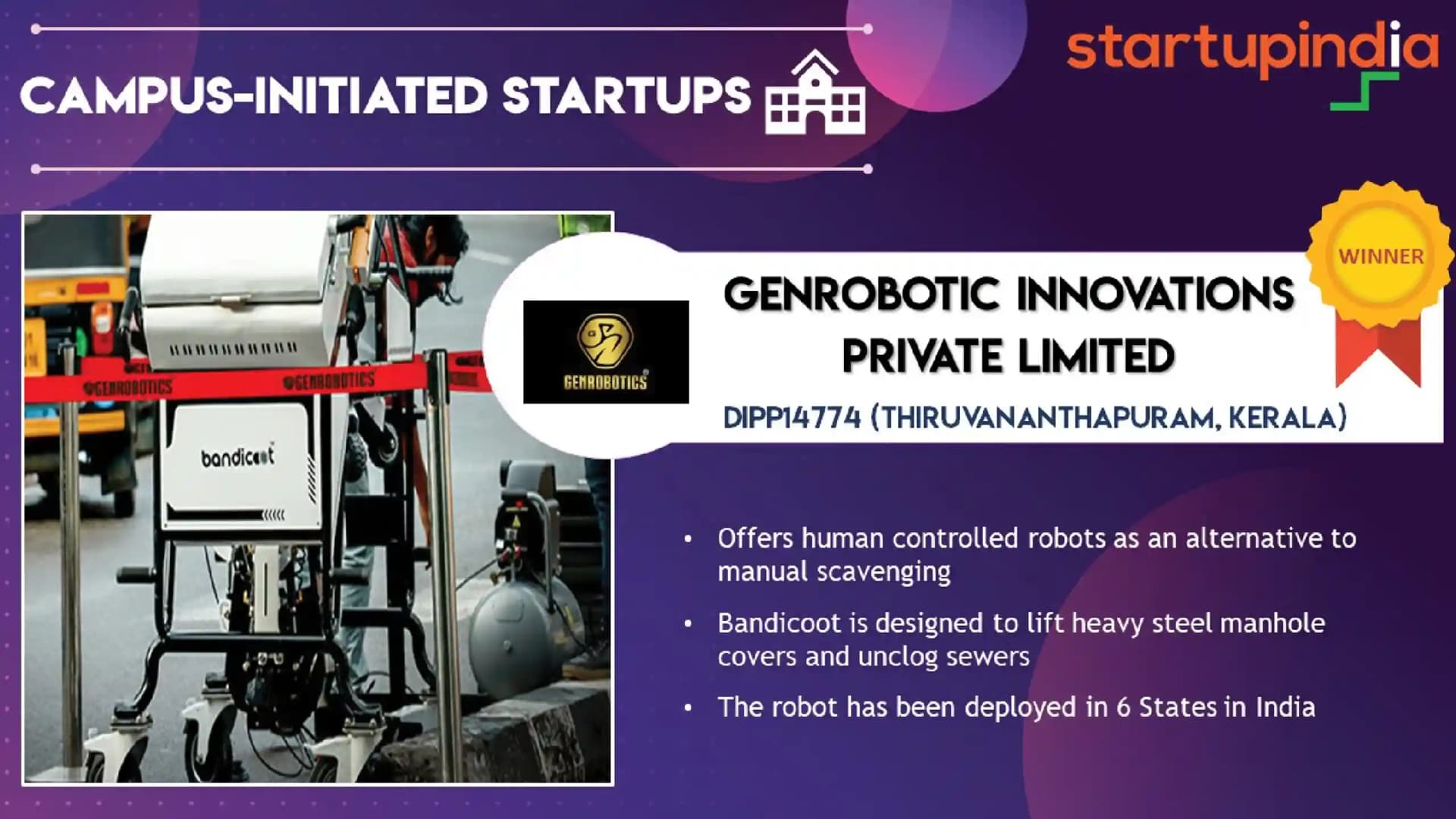 National Startup Award